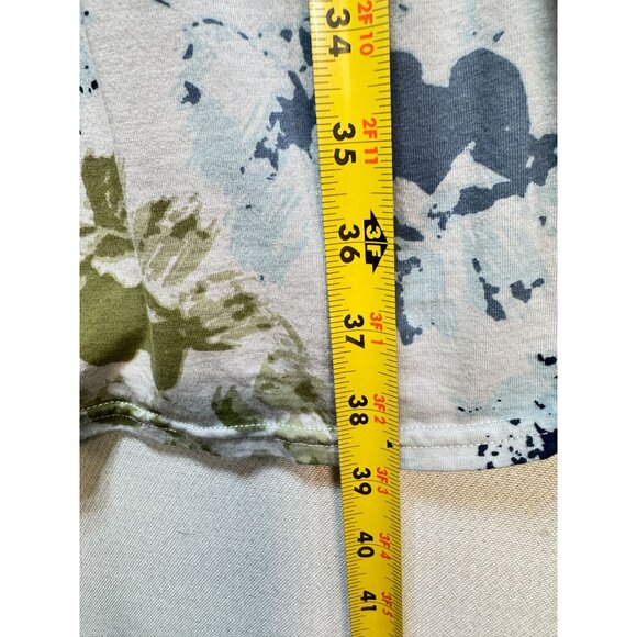 Merrell Knit Dress Womens XXL Multicolor Floral Short Sleeve Elastic Waist - Picture 9 of 14